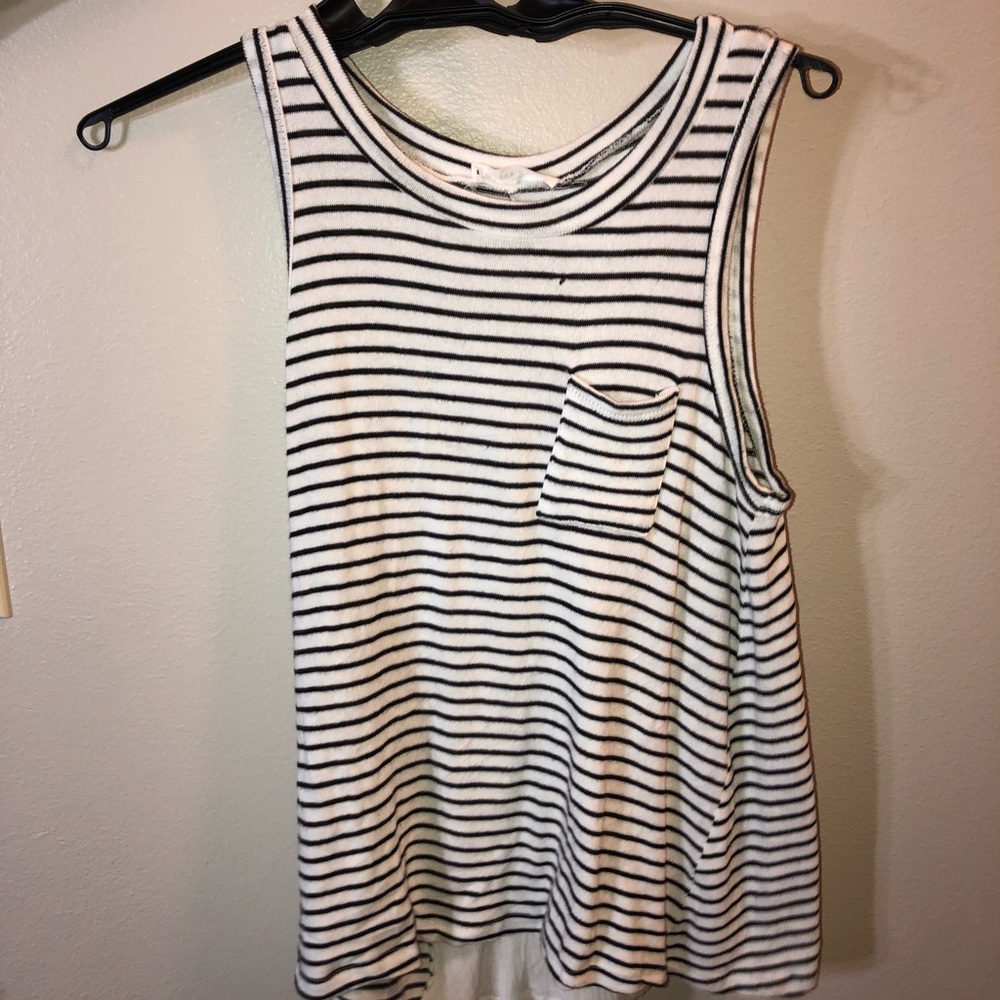 Striped Flowy Tank